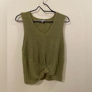 Green Sweater Tank